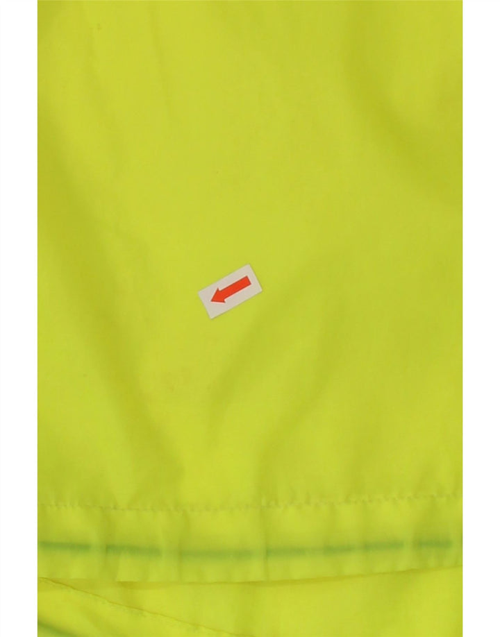 DIADORA Mens Hooded Pullover Rain Jacket UK 36 Small Yellow Colourblock Vintage Diadora and Second-Hand Diadora from Messina Hembry 