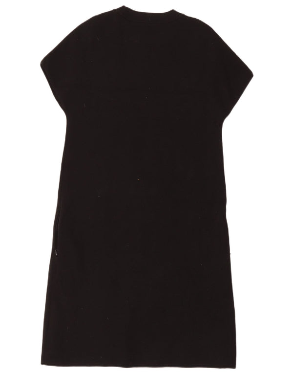 Hugo Boss Womens Shift Dress UK 6 XS Black Cotton