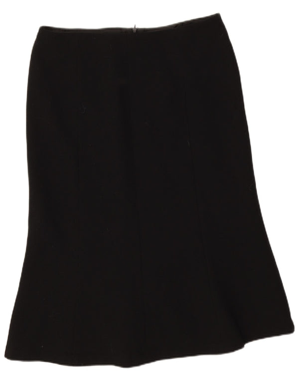 Hobbs Womens Trumpet Skirt UK 14 Medium W31 Black New Wool