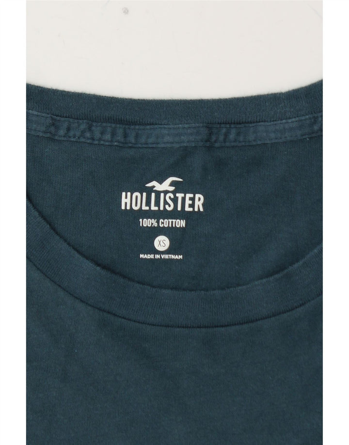 HOLLISTER Mens T-Shirt Top XS Blue Cotton