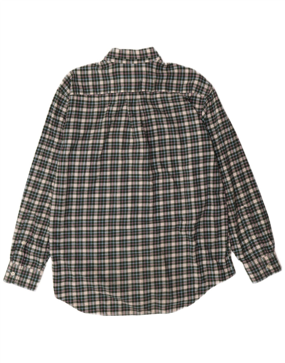 Vineyard Vines Mens Flannel Shirt Medium Green Check Cotton Preppy