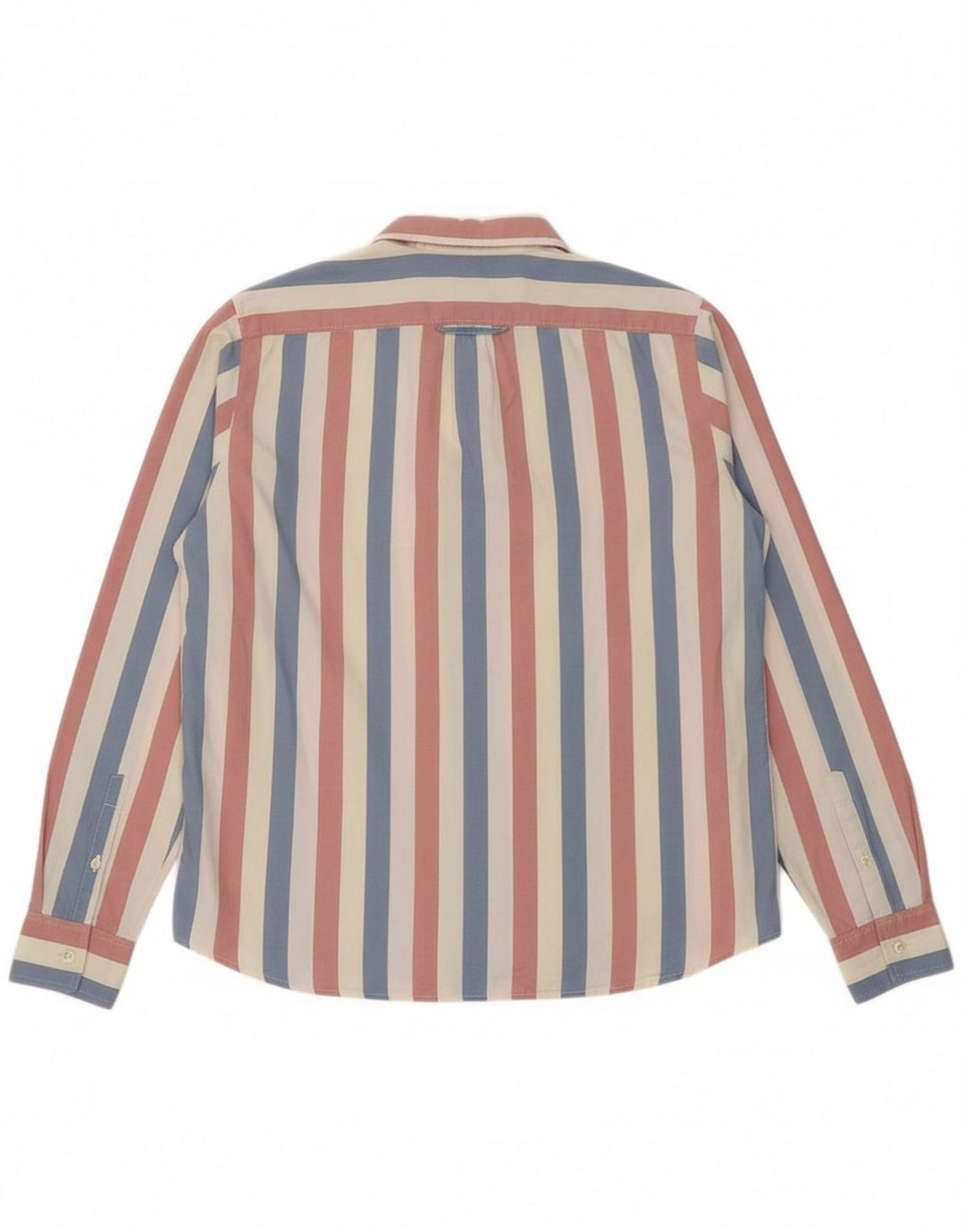 Lacoste Womens Shirt Size 42 Large Multicoloured Striped Cotton