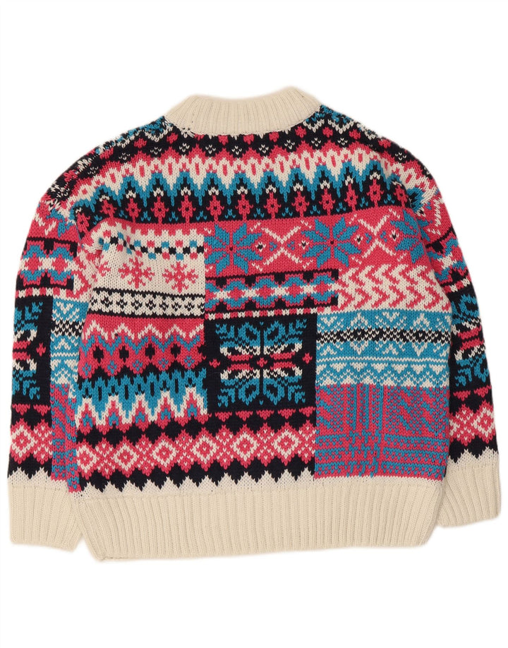 Piombo Womens Turtle Neck Jumper Sweater UK 16 Large Multicoloured
