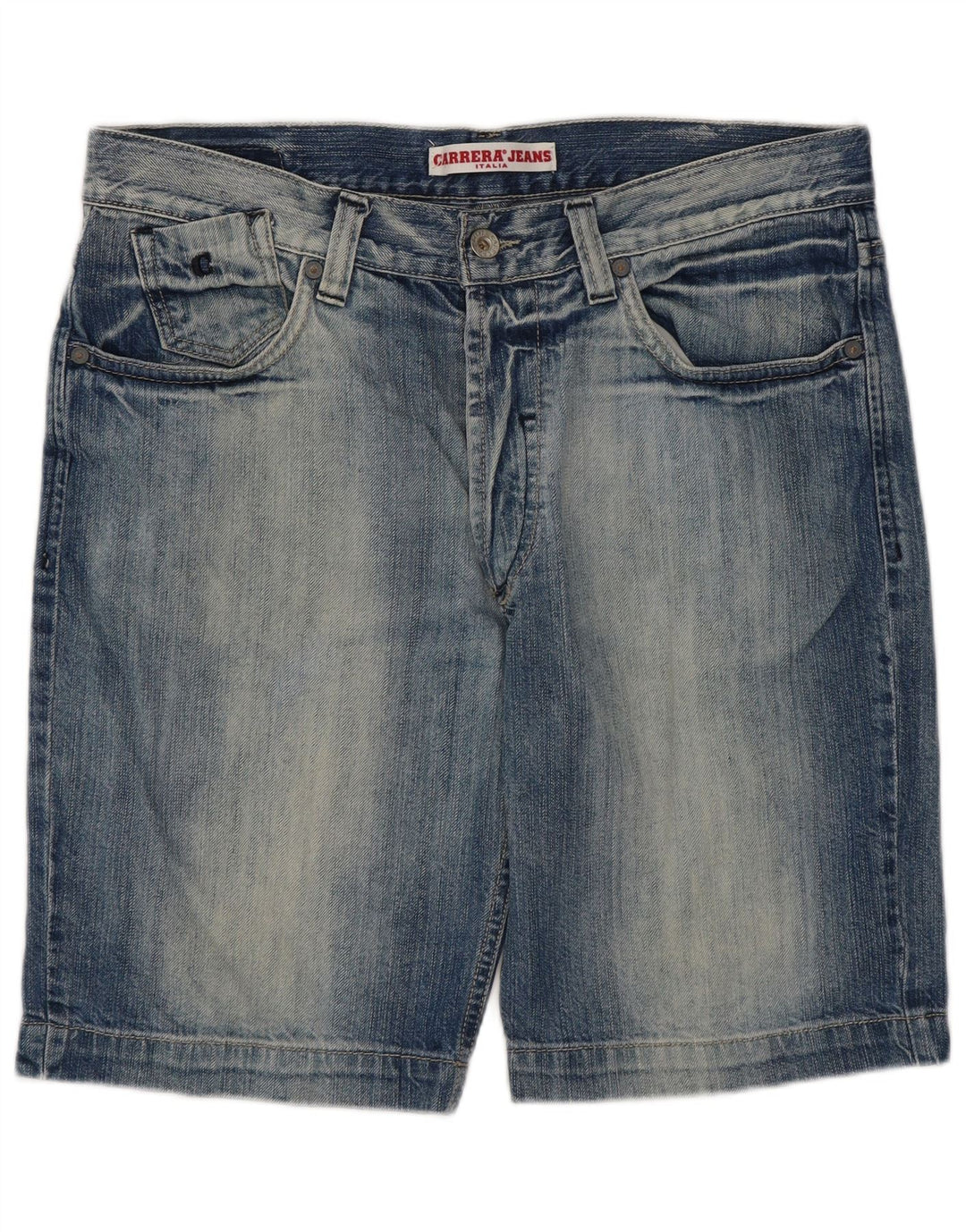 CARRERA Mens Denim Shorts W33 Medium Blue