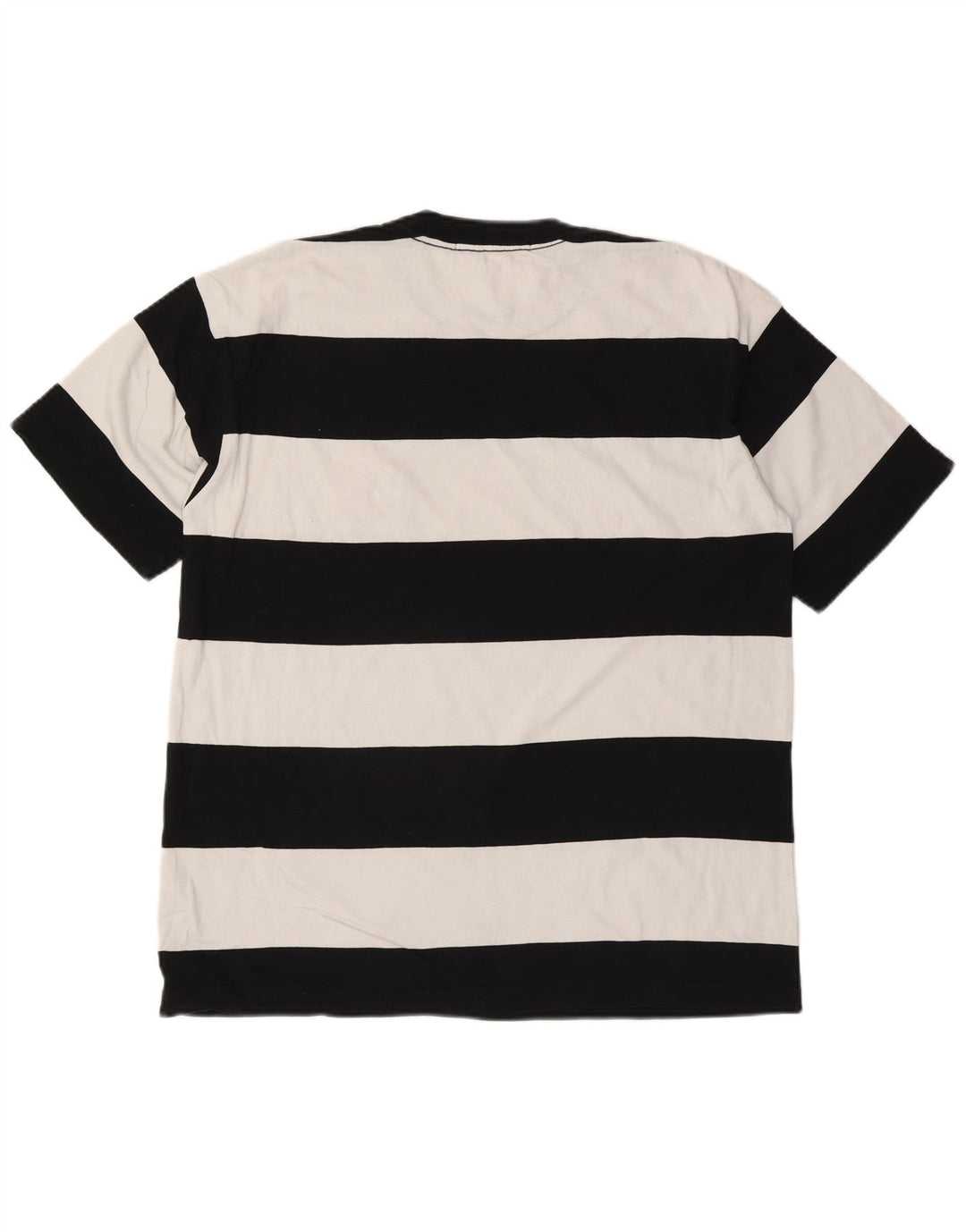 CALVIN KLEIN JEANS Mens T-Shirt Top Small Black Striped