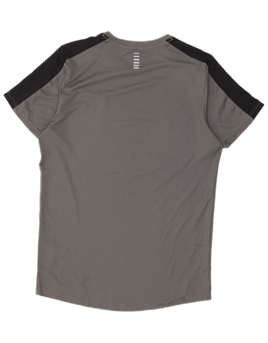 Under Armour Mens Heat Gear T-Shirt Top Small Grey Colourblock Polyester