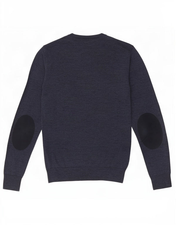 Polo Ralph Lauren Mens Slim Fit Crew Neck Jumper Sweater Small Navy Blue