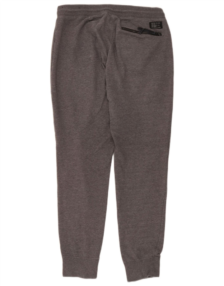 Nike Mens Graphic Tracksuit Trousers Joggers Medium Grey Cotton