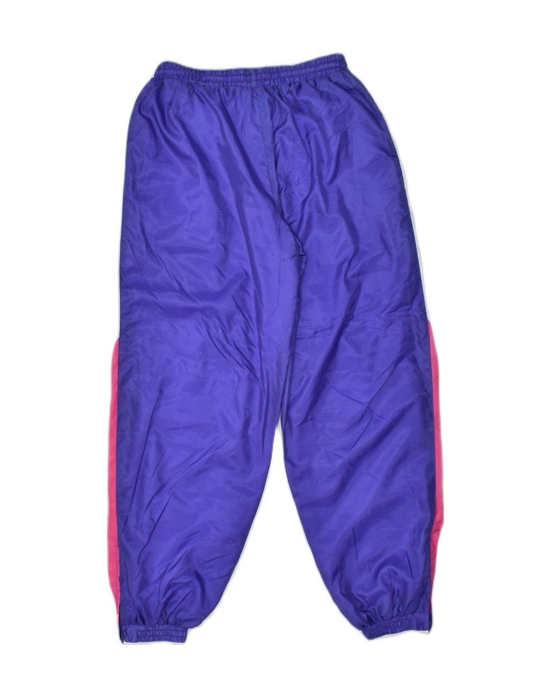 VINTAGE Mens Tracksuit Trousers Medium Purple Nylon