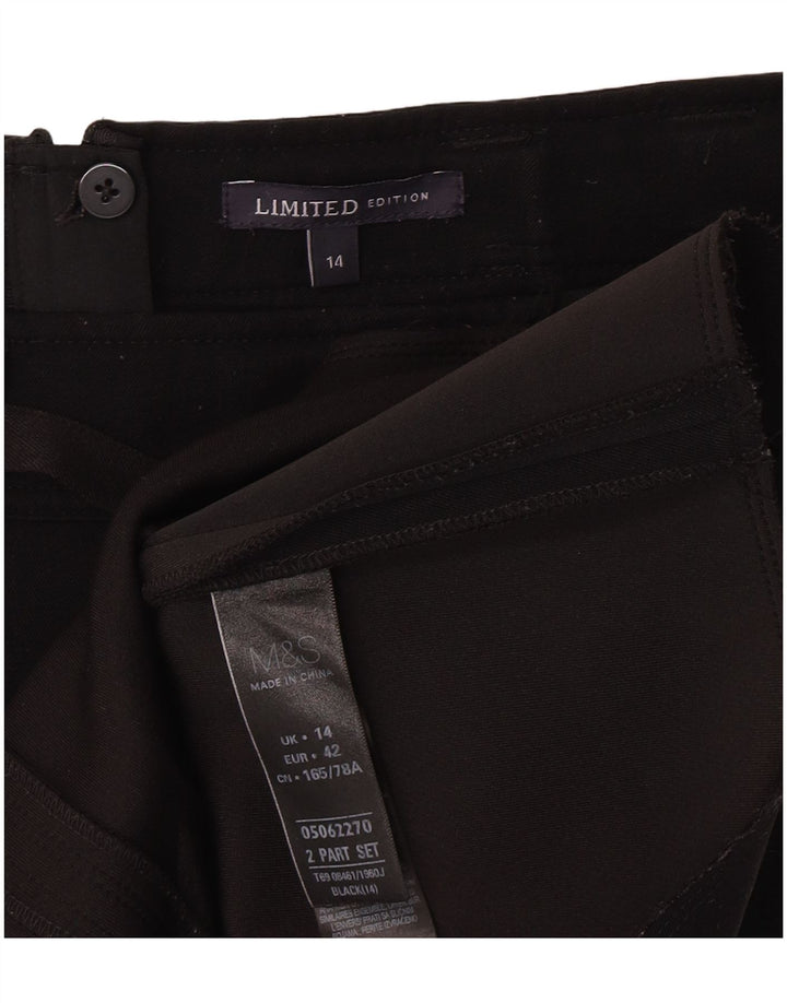 Marks & Spencer Womens Mini Skirt UK 14 Large W30  Black Polyester