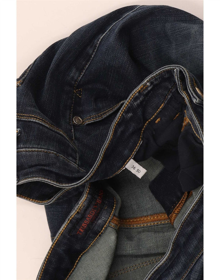 Trussardi Mens Cropped Jeans W36 L24 Blue