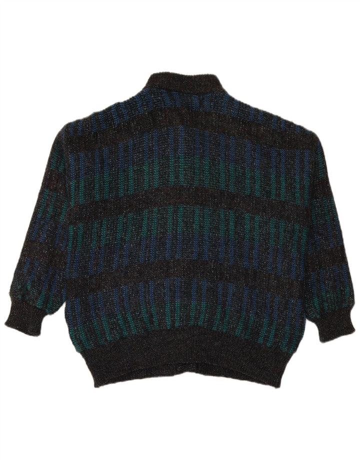 ST MICHAEL Womens Cardigan Sweater UK 12/14 Medium Multicoloured Check