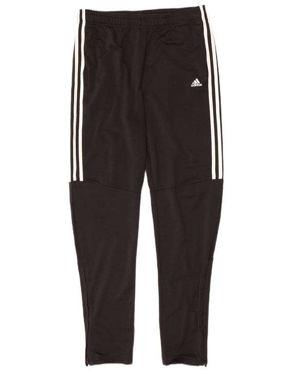 ADIDAS Boys Tracksuit Trousers 15-16 Years  Black Polyester