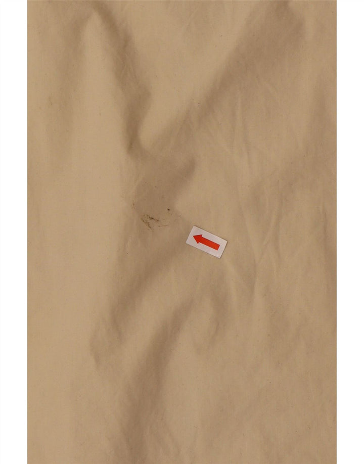 Hugo Boss Mens Short Sleeve Shirt Medium Beige Cotton