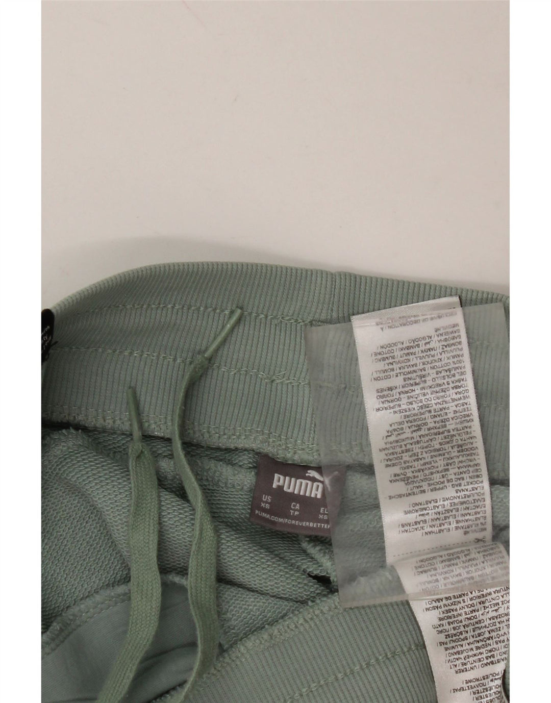 PUMA Womens Sport Shorts UK 6 XS Blue Cotton