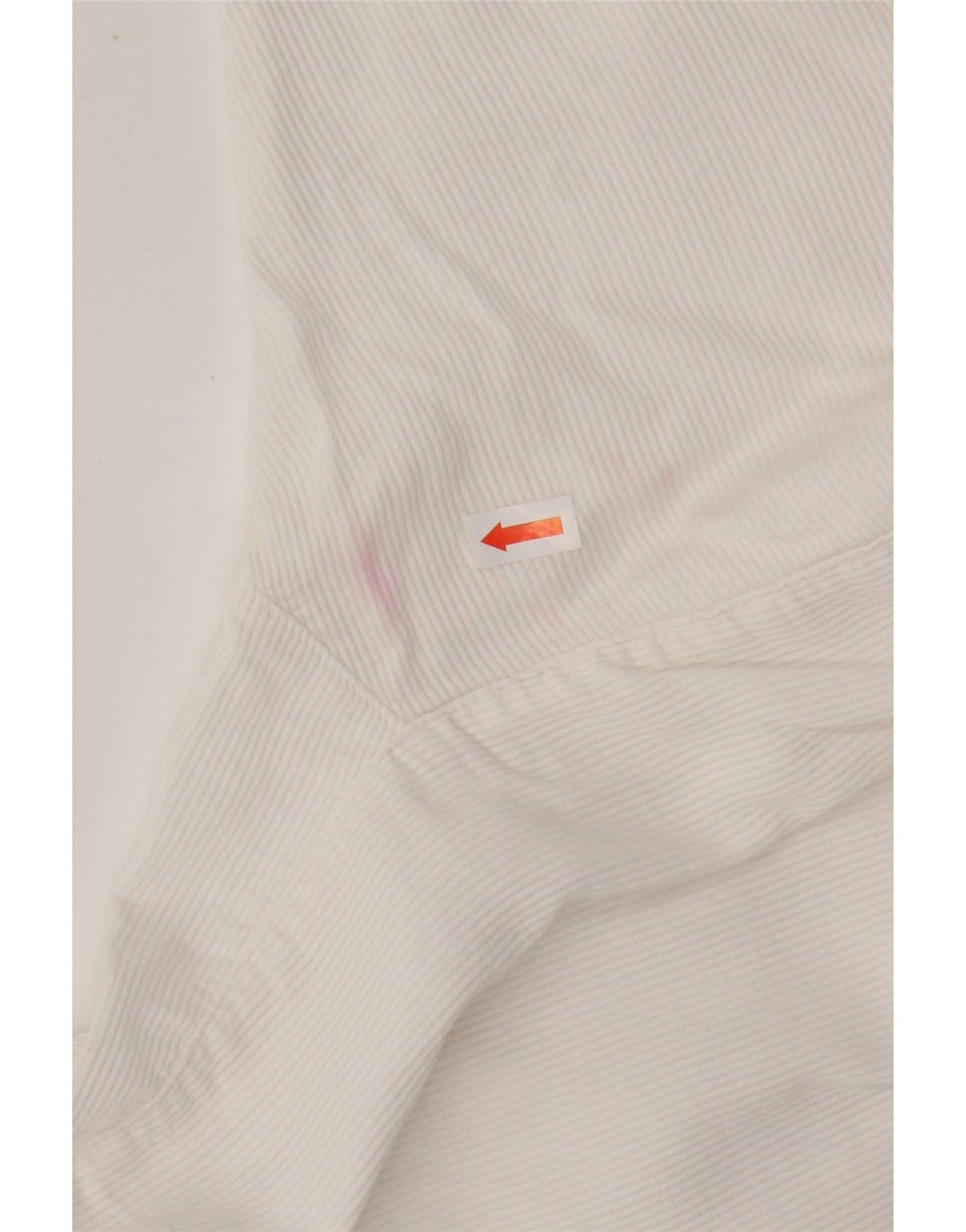 LES COPAINS Womens Crop Corduroy Shirt Blouse UK 12 Medium White Floral