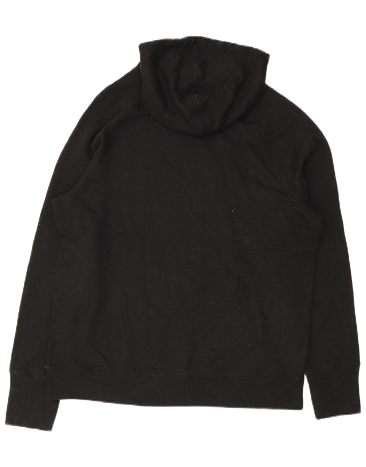 Champion Mens Graphic Hoodie Jumper Medium Black Polyester