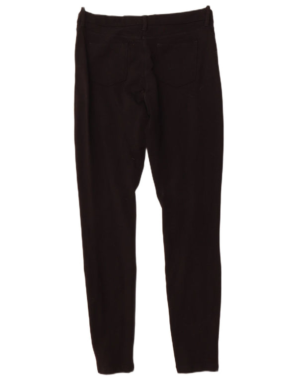 J. Crew Womens Skinny Casual Trousers US 8 Medium W30 L31 Black Viscose