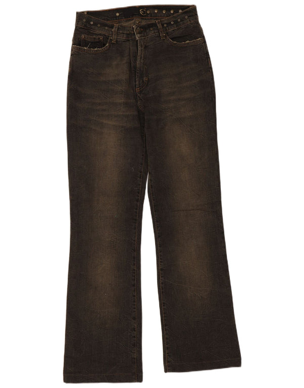 Just Cavalli Womens Bootcut Jeans W29 L27 Brown Cotton