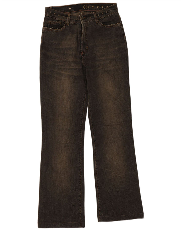 Just Cavalli Womens Bootcut Jeans W29 L27 Brown Cotton