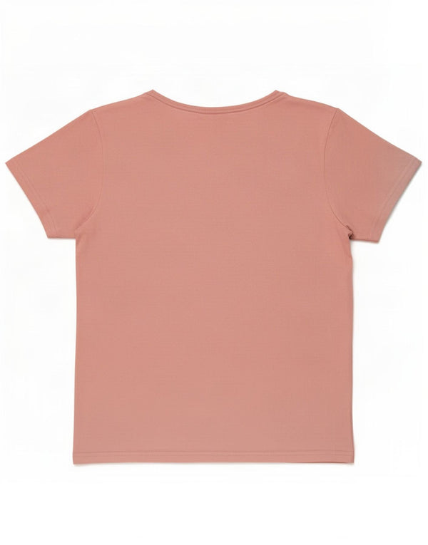 Juicy Couture Womens Graphic T-Shirt Top UK 16 Large Pink Spandex