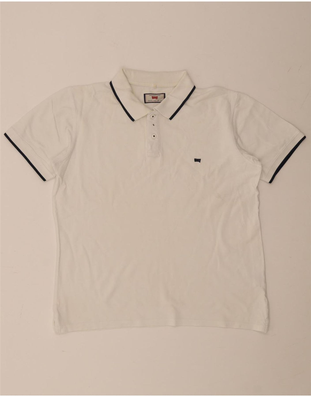 Carrera Mens Regular Fit Polo Shirt XL White Striped