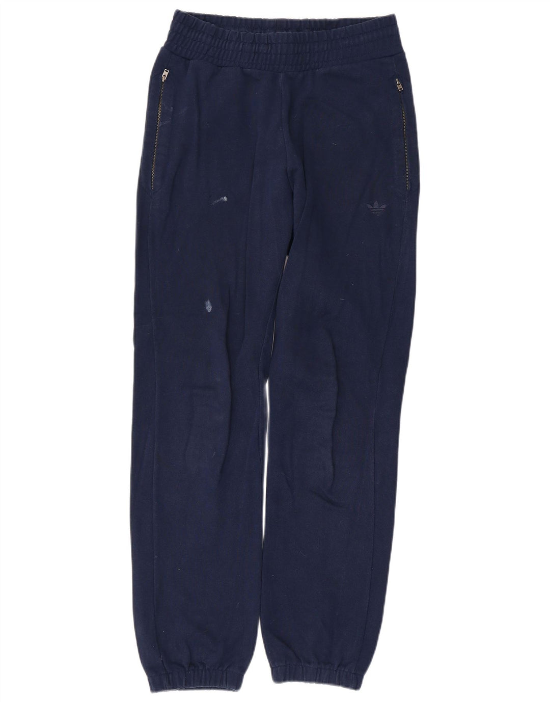 Adidas Mens Tracksuit Trousers Joggers Medium Navy Blue Cotton