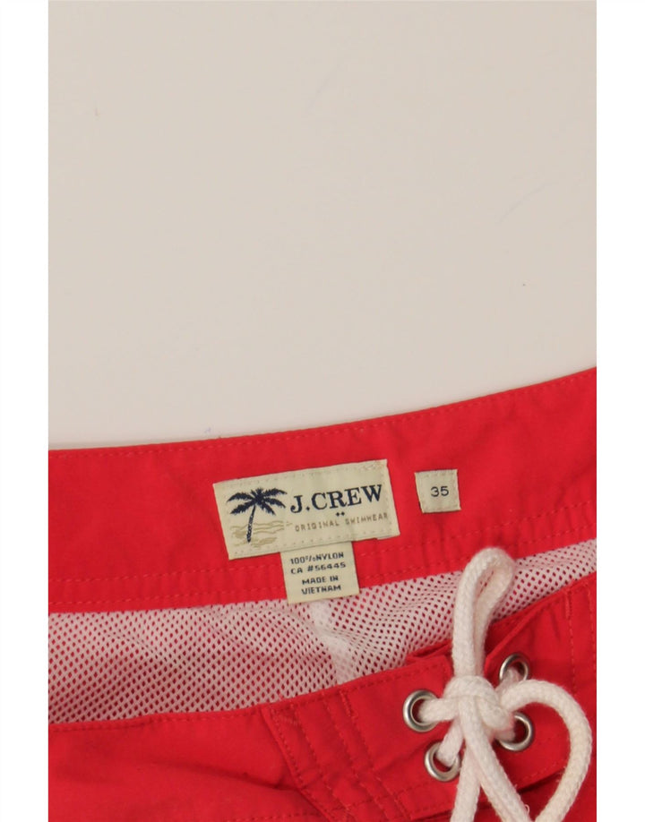 J. CREW Mens Swimming Shorts Large  Red Colourblock Nylon Vintage J. Crew and Second-Hand J. Crew from Messina Hembry 