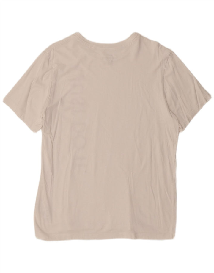 Nike Mens Graphic T-Shirt Top Large White Cotton