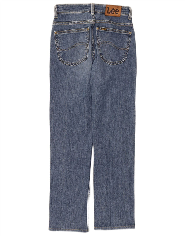 Lee Womens Straight Jeans W28 L29 Blue