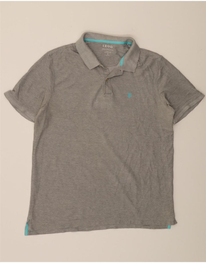 IZOD Mens Polo Shirt XL Grey Cotton Vintage Izod and Second-Hand Izod from Messina Hembry 