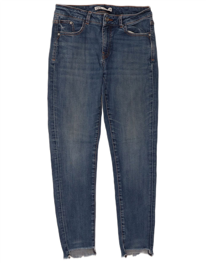 Zara Womens Slim Jeans EU 38 Small W28 L26 Blue