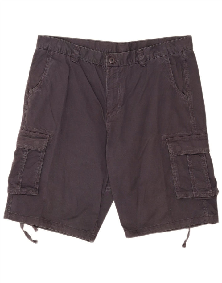 Scout Mens Cargo Shorts XL Navy Blue Cotton