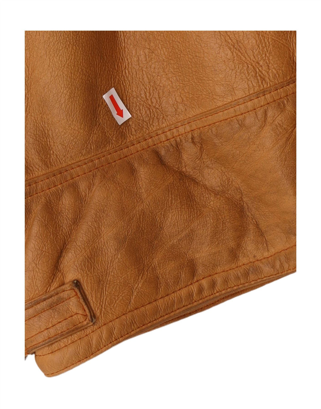 Vintage Mens Shearling Jacket IT 52 XL Brown Shearling