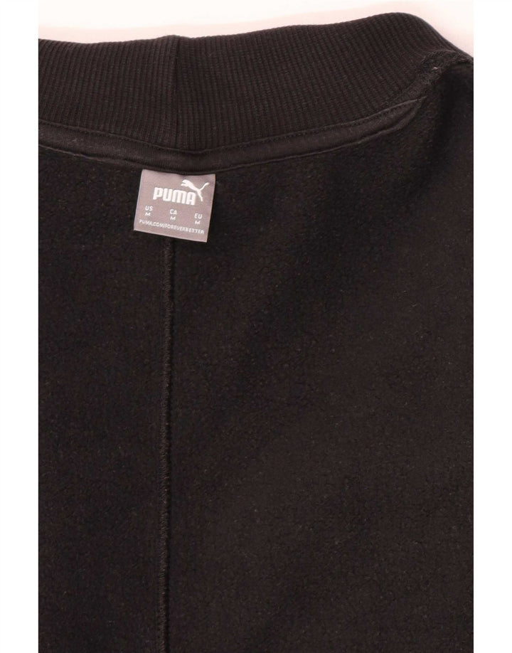 Puma Womens Sweatshirt Jumper UK 14 Medium Black