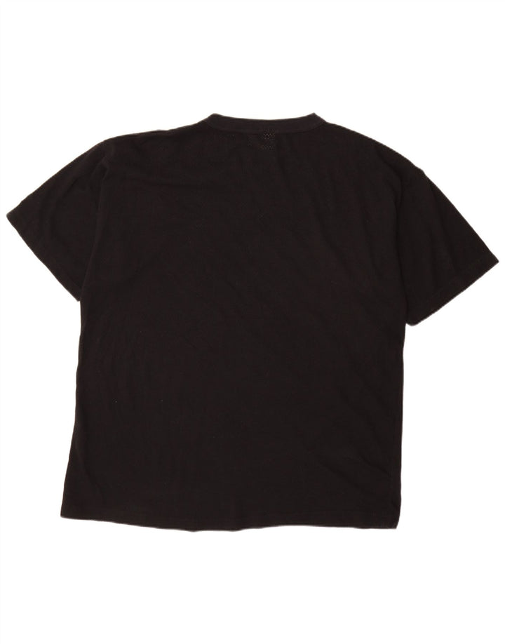 RUSSELL ATHLETIC Mens T-Shirt Top XL Black Cotton