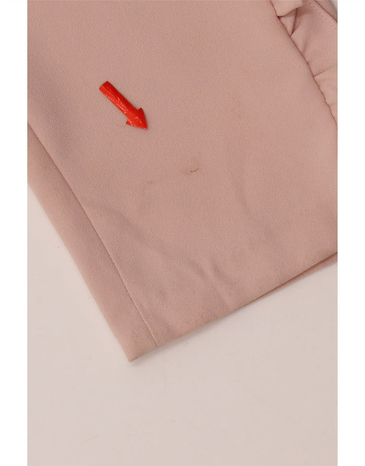 Zara Womens Slim Chino Trousers Small W27 L26 Pink Polyester