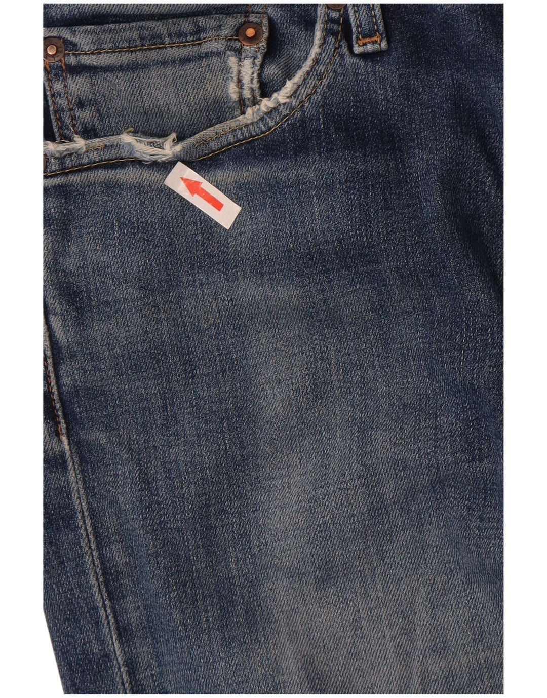 Levi's Womens 511 Slim Jeans W32 L34 Blue Cotton