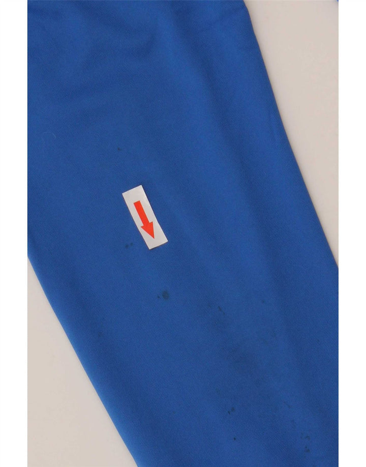 Nike Mens Dri Fit Tracksuit Top Jacket Large Blue Colourblock Polyester