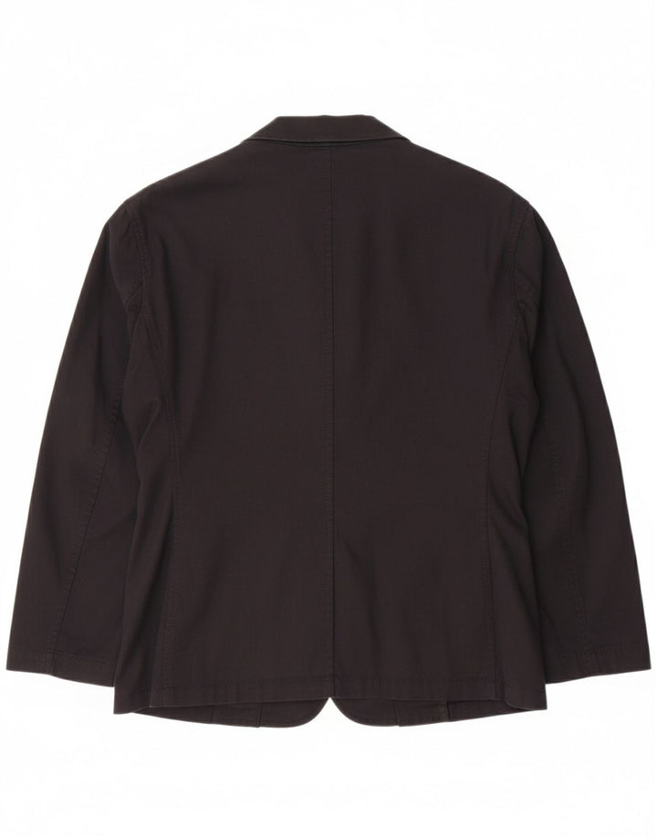 FAY Womens Utility Jacket IT 44 Medium Black Cotton