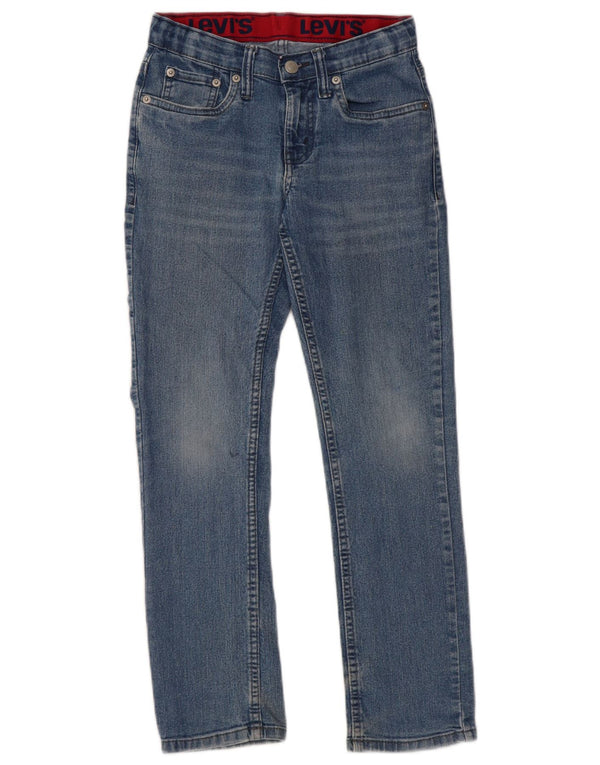 LEVI'S Boys 511 Slim Jeans 9-10 Years W25 L26 Blue Cotton