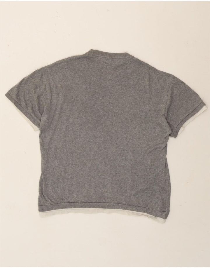 Zara Mens T-Shirt Top Small Grey