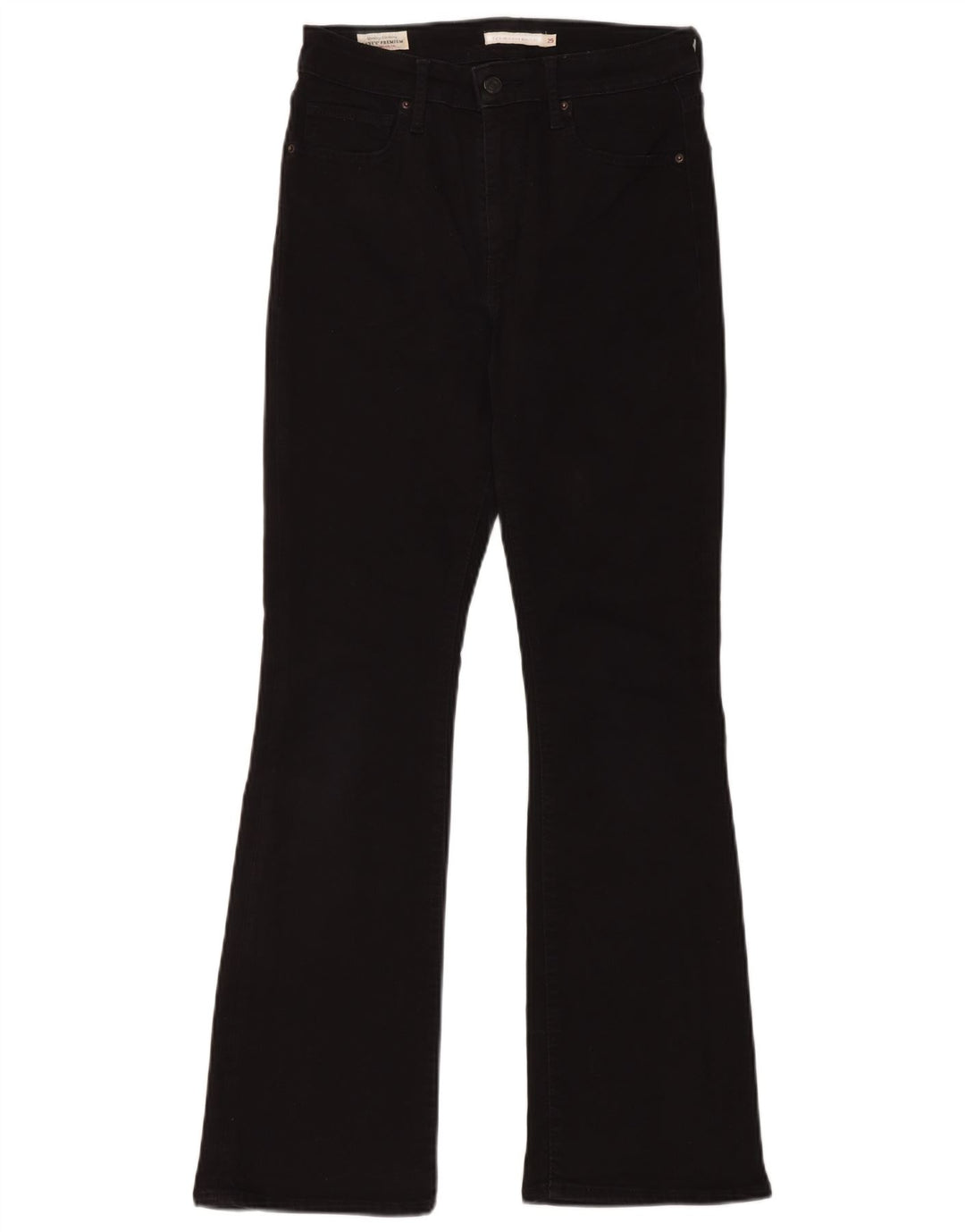 LEVI'S Womens High Rise Bootcut Jeans W29 L30 Black Cotton