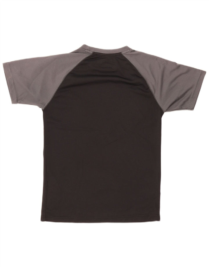 MOUNTAIN WAREHOUSE Mens IsoCool T-Shirt Top Small Black Colourblock