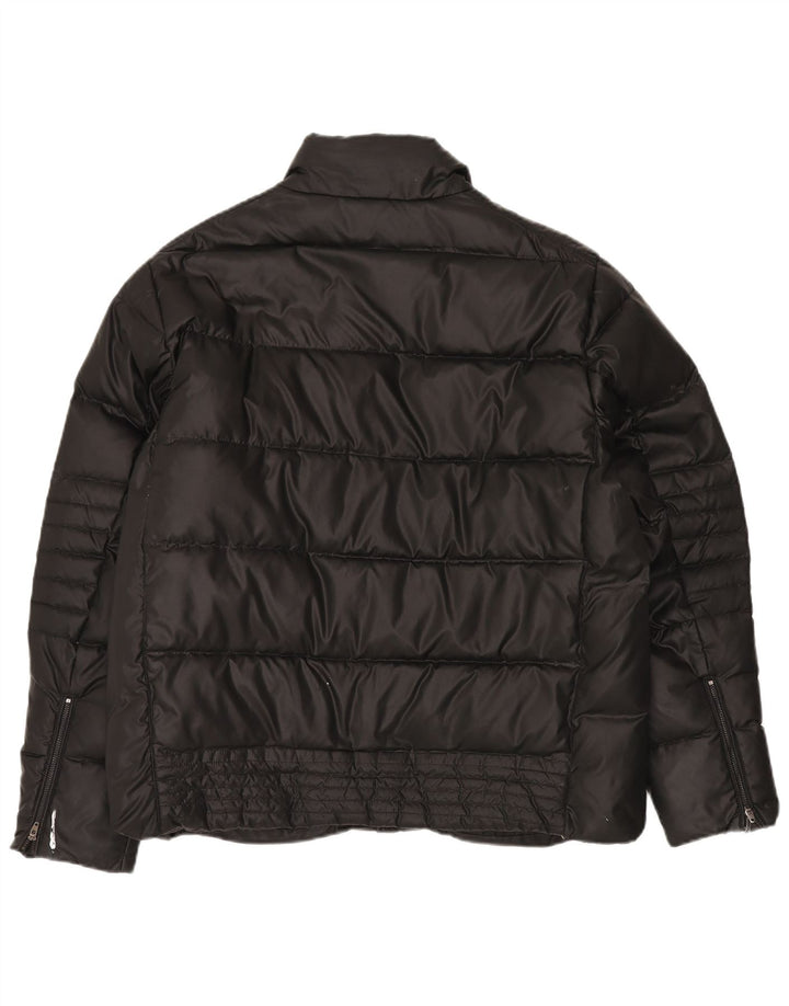 Dkny Mens Padded Jacket UK 42 XL Black Polyester