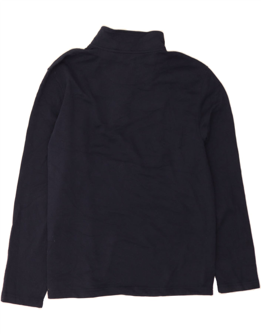 IZOD Mens Zip Neck Sweatshirt Jumper XL Navy Blue Polyester Vintage Izod and Second-Hand Izod from Messina Hembry 