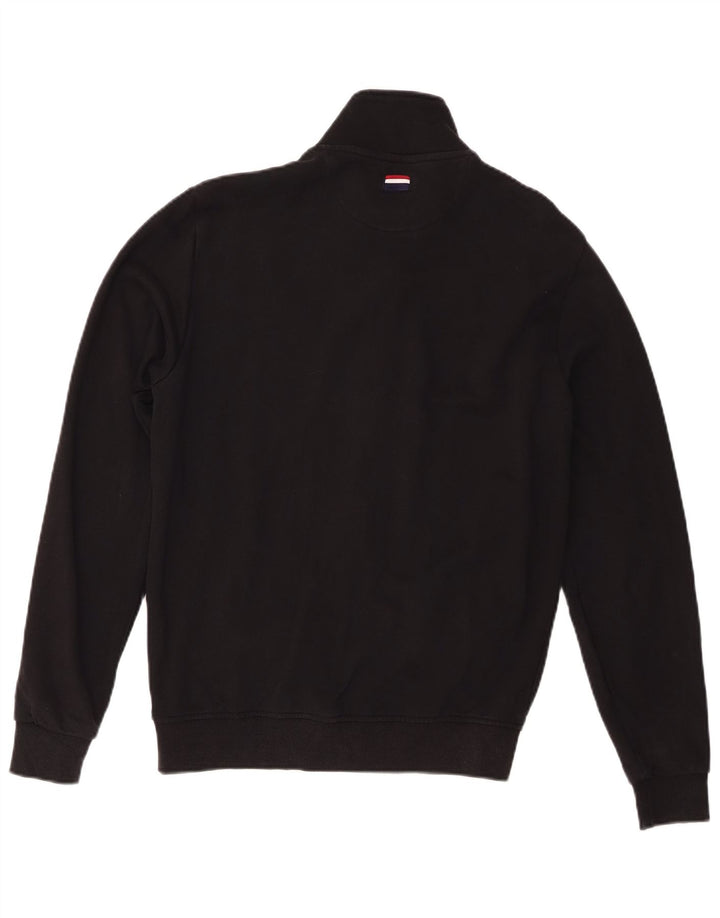 U.S. Polo Assn. Mens Tracksuit Top Jacket Medium Black Cotton