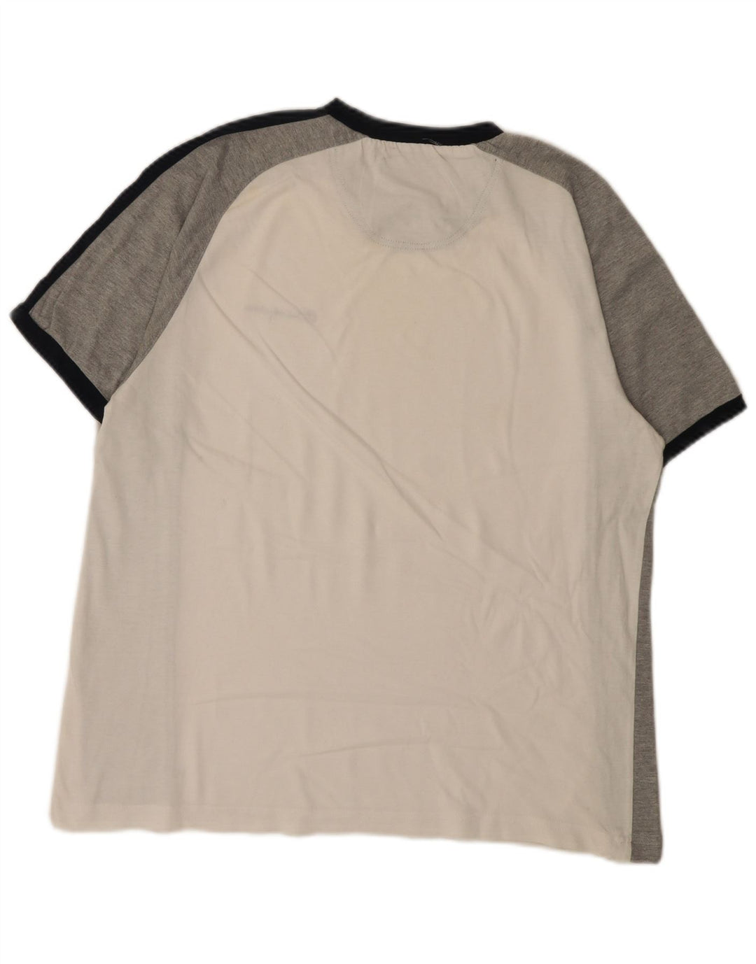 Champion Mens T-Shirt Top Large White Colourblock