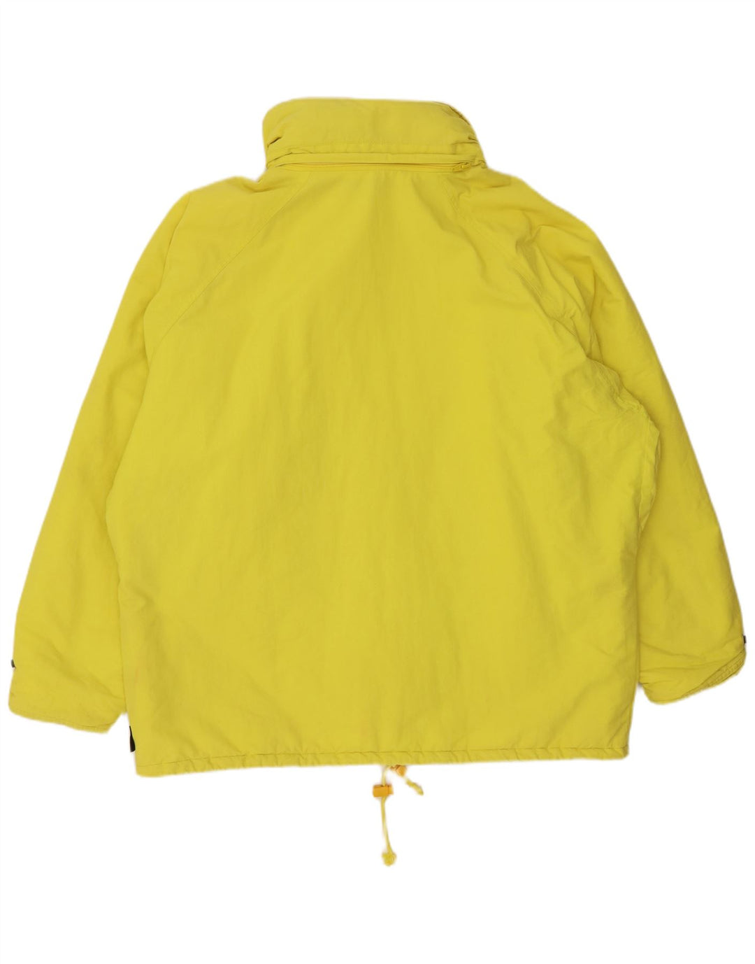 SERGIO TACCHINI Mens Graphic Hooded Ski Jacket IT 54 2XL Yellow Cotton