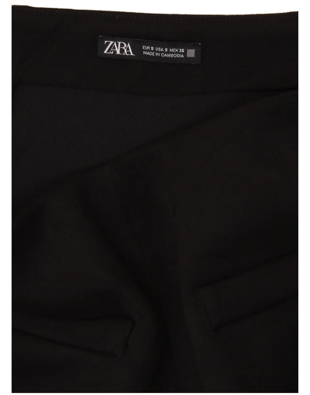 Zara Womens Mini Skirt Small W28  Black